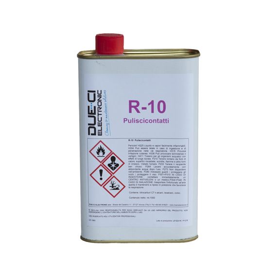 R-10 Puliscicontatti 1000ml Due-Ci R-10 Puliscicontatti 1000ml Due-Ci